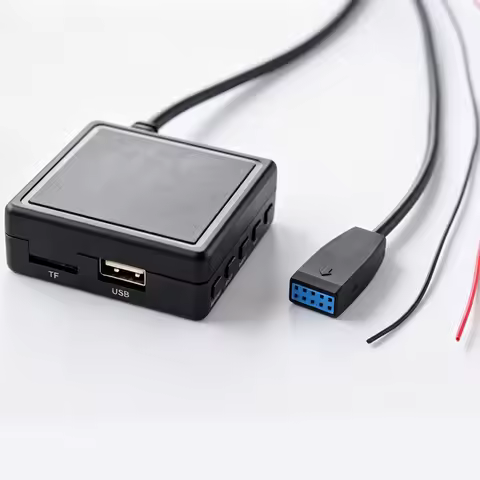 Bluetooth Adapter AUX USB SD MP3 charge Cable Suitable for BMW E39 E46 E53 Business CD