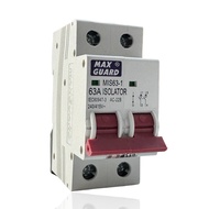 MAXGUARD 63A 2 POLE ISOOATOR | 63A 3 POLE MCB | 40A 3 POLE MCB