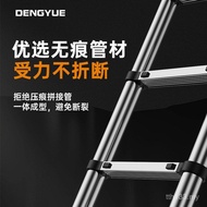 Straight Ladder Lift Herringbone Ladder Foldable Household Thickened Stainless Steel Ladder Loft Eng