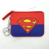 DC Comics Superman Super Man Logo Ezlink Card Pass Holder Coin Purse Key Ring
