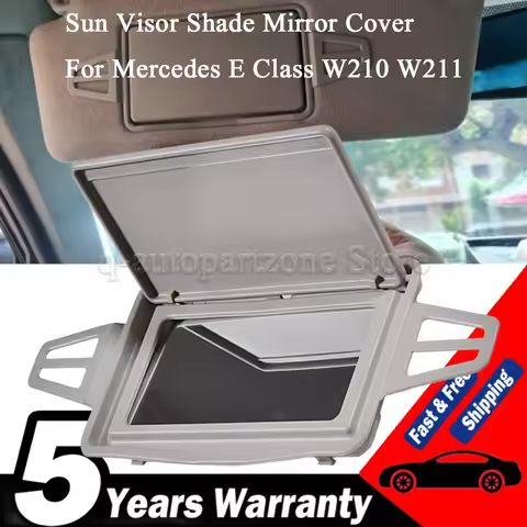 Sun Shade Visor Makeup Cosmetic Mirror Cover For Mercedes E Class W210 W211 A2108102510 2108102510