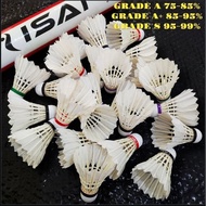 DRILING/SHUTTLECOCK FOR DRILING & GAME GRADE a+ GRADE S BEST QUALITY CONDITION 90-99%