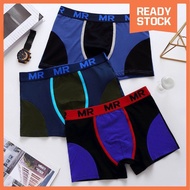[READY STOCK] 3PCS Boxer Brief Cotton Men Boxer Men Underwear Men Brief Trunk Seluar Dalam Lelaki Sp