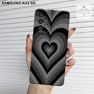 Softcase Samsung A33 5G - Rajacase - Case Samsung A33 5G - Motif Case Love - Case Samsung A33 5G - P