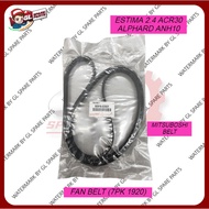 FAN BELT (7PK1920) TOYOTA ESTIMA 2.4 ACR30 ALPHARD ANH10 (MITSUBOSHI) (TOYOTA A GRADE) 90916-02601