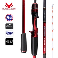 PURELURE Spin Casting Rod Sea Fishing Rod Lure rod Use Bait Casting Reel Set High Carbon 1.9m Surf Casting Rod