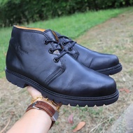 ส่งฟรี 10US 28cm 44eu รองเท้า Havana Joe Chukka Ankle Boots Black Leather 0201-C Spain Distressed Pr