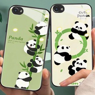 Bamboo Panda Casing for OPPO r9/s,r7/plus,r11/s,r15,r17,a3s,a5/s,a7,a9,a12/s/e,a15/s,a16/s/e/k,a17/k,a18,a31,a32,a33,a35,a36,a37,4g,5g tempered glass case (WYA2-10008)