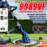 Bosch Lawn mower 9980VF Battery Multifunction Mesin Rumput Cordless fold Pemotong rumput grass cutte
