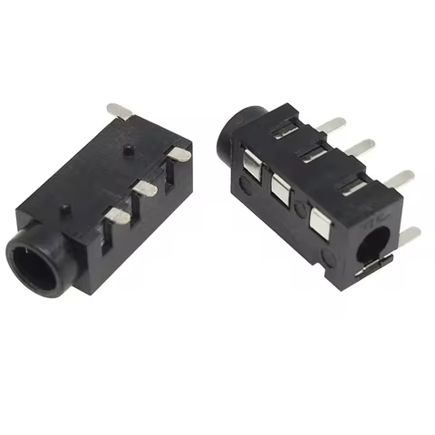 10/20/50PCS PJ320A 3.5MM Headphone Audio Socket DIP/SMD PJ-320D PJ320 PJ-320 4Pins Audio Interface