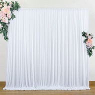 Background Curtains, Suitable For Parties 5 X 7/8/10 Feet (Approximately 150 X 213/243/304 Cm) Wrink