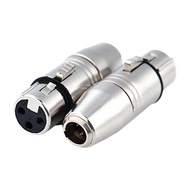 MINI XLR Male to Three-Core XLR Female Adapter Large to Small XLR to MINI XLR Audio Plug