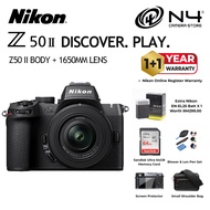Nikon Z50II / Z50 II Mirrorless Digital Camera Free Extra Nikon EN-EL25 Batt & Free Gift.
