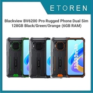 Blackview BV6200 Pro Rugged Phone Dual Sim 128GB Black/Green/Orange (6GB RAM)