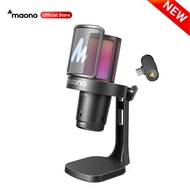 Maono DGM20W ไมโครโฟนเล่นเกมไร้สาย USB สําหรับตัดเสียงรบกวน ควบคุมด้วยเสียง แชท YouTube PS5 PS4 เข้า