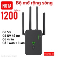 Bộ mở rộng sóng wifi 4 râu 5G công suất 1200Mbps 2.4G/5G 1200Mbps router phát wifi xuyên tường mạnh