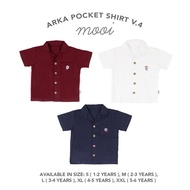 KEMEJA Mooi Boys Shirt Arka Pocket Shirt