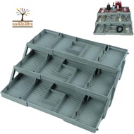 Folding Multi-Level Smart Drawer Organizer 3 Tier Drawer Organizer Adjustable Expandable Makeup Draw