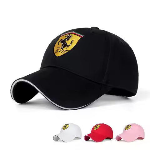 Adjustable Car Casual Baseball Cap Embroidery Emblem Hat Outdoor Sports Hats For Ferrari SJ 308 GT4 