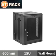 ST RACK WM1566 Wall Mount Rack Enclosure 19'' - 600mm DEPTH (15U)