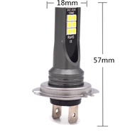 หลอดไฟหน้า LED สำหรับ Yamaha YZF R1หลอดไฟหน้ารถมอเตอร์ไซค์หลอดไฟ R3 2015-2018 - 2x สว่าง6000K plug a