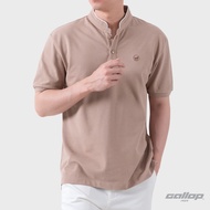 GALLOP : Pique Mandarin Collar Polo Shirt เสื้อคอแมนดาริน ผ้าปิเก้ รุ่น GP9072 Set Earth tone / ราคา