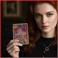 For Pokemon - Ancient Mew Promos Anime Collectible Cards Metal Collectible Battle Card Commemorate C