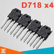 Transistor D718 TO-247 NPN 8A 120V ( Mới Zin )