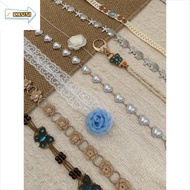 CAUSI Waist Chain, Bohemian Trendy Bohemian Belt,  Y2K Dress Decoration Vintage Metal Bohemian Belt 