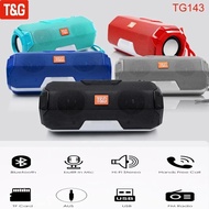 T&amp;G TG143 Bluetooth Speaker LED Light Wireless Portable Double Loudspeaker Subwoofer DJ Sound Box Waterproof Speakers FM Radio