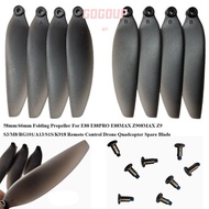GOGUVO Folding Propeller Blades, 58mm/66mm Universal Remote Control Drone Parts, Black Plastic Quadc