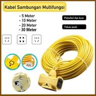 4 Socket Extension Cord Extra-long Plug-in Strip 5M/10M/20M/30M Electric Super long Extension Plug H