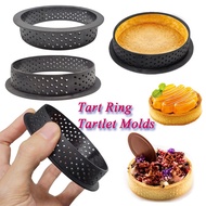 Tart Rings Perforated Cake Mold Round Shape Mousse Circle Ring, Circle Tartlet, Perforated Mold Cake Decorating