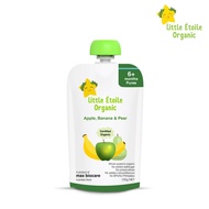 Little Etoile Organic - Apple, Banana & Pear Puree 120g / Suitable for 6 months old baby