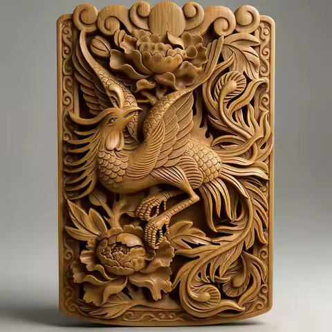 Peacock STL File 3D Models for CNC Routers Relief 3D Printer Engraver Milling 3D Printing Drawings W