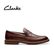 Clarks Mens Aldwin Step Mid Tan Lea Kasut Lelaki