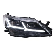 Antares | ชุดไฟหน้าสำหรับ Toyota Mark X ปี 2010-2013 พร้อมเลนส์ LED ไฟวิ่งกลางวันแบบฟิชโบน และไฟเลี้