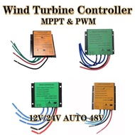 12V 24V 48V MPPT Wind Solar PWM Charge Controller Max 2KW Wind Turbine Generator 2000W Solar Panel F