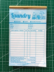 NOTA LAUNDRY 3 RANGKAP / NOTA LAUNDRY 3 PLY / NOTA LAUNDRY MURAH