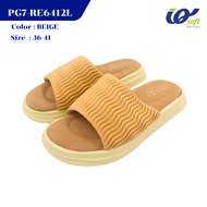 IQ STYLE รองเท้าแตะเพื่อสุขภาพแบบสวม รหัส PG7-RE6412L