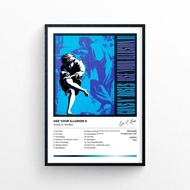 Guns N' Roses - Use Your Illusion II Poster Print - UnFramed | Polaroid Style | Music Album Cover Artwork