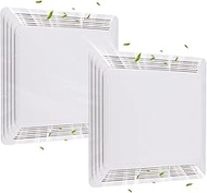WKZO 2-Piece S97013576 Bathroom Fan Cover Grille Replacement for 676 and 684 Ceiling Fans, 684NT 268