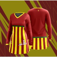 BAJU [MUSLIMAH] FAZZ SG01 - JERSI FPO BOLA F0RZA SELANGOR FAN ISSUE V1 MERAH KUNING