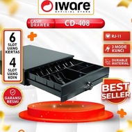 NEW Iware Cash Drawer Iware CD-408 RJ11 6BILL 4COIN
