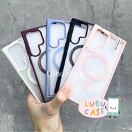 Mag Clear Magsafe Ring Silicone Case For Samsung S22 S22 Plus S22 Ultra S23 FE S23 S23 PLUS S23 ULTR