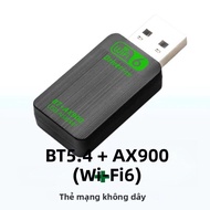 Bộ Thu Phát Wifi USB AX900 WiFi6 Băng Tần Kép 2.4G&5GHz Bluetooth 5.4 2 Trong 1 Không Dây Không Cần