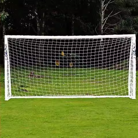 10x6.5ft Weave Football Goal Post Nets - Adults & Children Sports Practice Soccer Training Equipment
