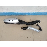 Original honda CRF 150 standard exhaust, original exhaust, original CRF150L motorbike removed from t