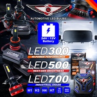 2026 AQ LED 700 500 300 SERIES SUPPORT 24V & 12V BATTERY HEAVY-DUTY Jentera Berat H1 H3 H4 H7 H8/11/