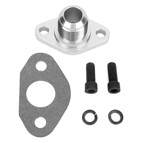 Aluminium 12 AN Turbo Oil Drain Return Flange Fit for T3 T4 T3/4 T04 GT40 GT50 GT55 Oil Drain Return